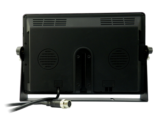 AHD 9Inch Quad Car Monitor Dengan Kamera Rekaman Video 4CH Quad TFT Monitor