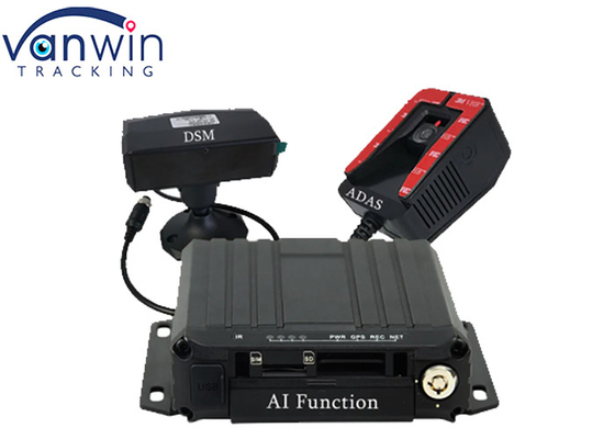 4 Channel 1080P Vehicle GPS 4G WIFI AI BSD DSM ADAS MDVR untuk Bus