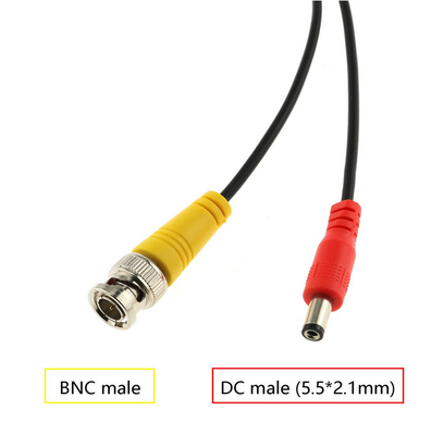 M12 4P Wanita Untuk Pria BNC Dan DC Ekstensi Kabel Plug Penerbangan Untuk Mobil DVR Sistem