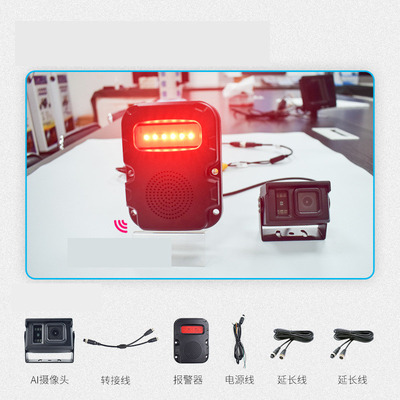 7/9/10.1 inci IPS Rear View Monitor AI Kiri / Kanan / Deteksi Titik Buta Belakang Membalik AI MDVR