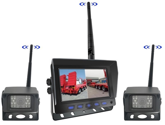 AHD Digital Wireless Car Reversing Backup Camera Kit Forklift Truck Van Sistem Monitor Kamera Wireless