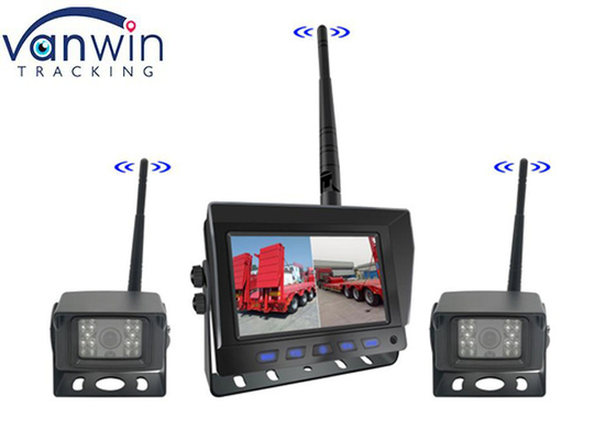AHD Digital Wireless Car Reversing Backup Camera Kit Forklift Truck Van Wireless TFT Car Monitor Sistem