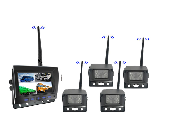 AHD Digital Wireless Car Reversing Backup Camera Kit Forklift Truck Van Wireless TFT Car Monitor Sistem