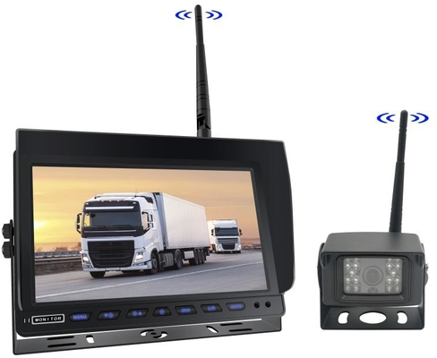 10 Inch Quad Split 4ch AHD Wireless 1080P Mobil Kembali Kamera Monitor Kit
