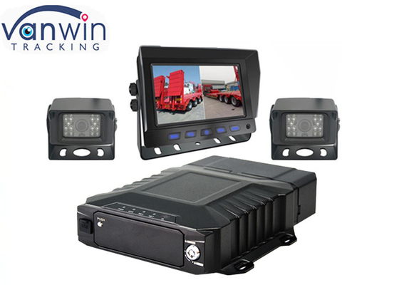 3G 4G GPS WiFi G-sensor opsional 4CH SD HDD Mobile DVR Solusi