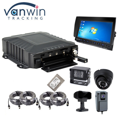 DVR Mobile 4 Saluran Fungsional dengan Dashcam 4G GPS WIFI untuk Taksi / Bus