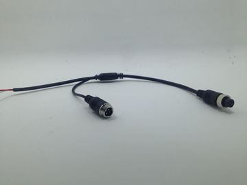 Adaptor audio kamera mobil, 4 Pin Female to male connector wire untuk kamera &amp;amp; pick-up / micphone eksternal