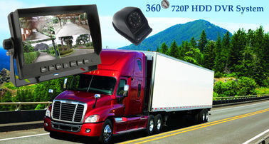 7 inch 4CH HD Monitor DVR Perekam Video 720P dengan 4 kamera untuk kendaraan Pertanian
