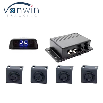 Big LED Display Beep Alert Truck Parking Sensor System dengan 3 dan 0.3-3.5M Detect Range
