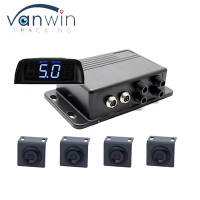 Big LED Display Beep Alert Truck Parking Sensor System dengan 3 dan 0.3-3.5M Detect Range