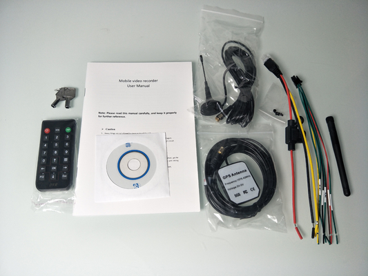 H.265 8CH 1080P Hard Disk MNVR untuk Truck Bus Remote 4G GPS WiFi Vehicle Network Monitoring
