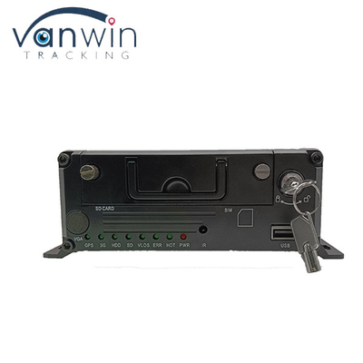 Bahasa Inggris/Cina/Rusia 4 Channel Mobile DVR, Truck CCTV Camera