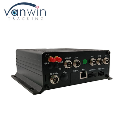 Bahasa Inggris/Cina/Rusia 4 Channel Mobile DVR, Truck CCTV Camera