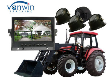 7 inch 4CH HD Monitor DVR Perekam Video 720P dengan 4 kamera untuk kendaraan Pertanian