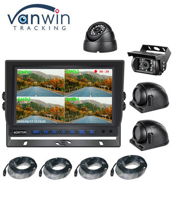 9inch AHD Car HD Screen Bus Security Ahd 960P Quad View Car Monitor Untuk Truk Trailer