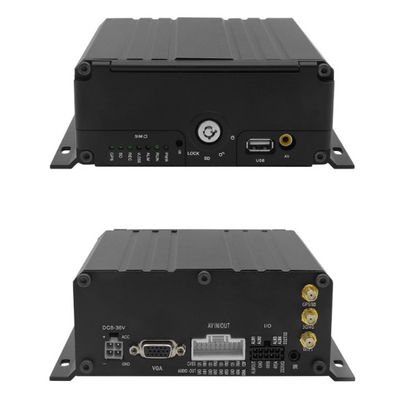 Mobile DVR System 4 Channel 1080P H.265 HDD AHD Kendaraan Mobil DVR Video Recorder untuk untuk truk Bus Camper Van