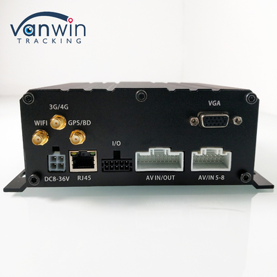 8-Channel Hard Disk SD Card Mobile DVR H.264 Car MDVR untuk pemantauan keselamatan kendaraan