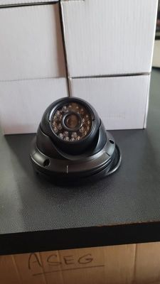 IR Cut Infrared LED Metal Vandal-Proof Indoor Full HD Vehicle Dome Camera untuk Bus, Truk