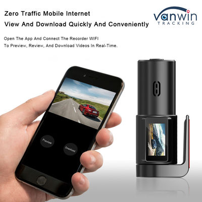 ADAS HD Night Vision Parking Monitoring Mobile Internet WIFI Tersembunyi 360 ° 1 Inch Driving Recorder