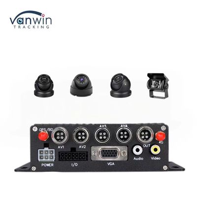 DC 12V 36V H.265 4CH HD 1080P Car Mobile DVR Dash Cam Recorder dengan Transfer Wireless