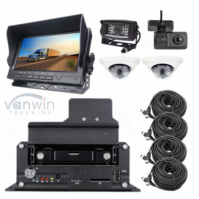 4CH Dash Cam Recorder AI Mendukung GPS DVR 1080P Mobile Dvr Recorder untuk Mobil