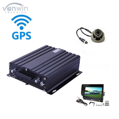 H.265 4CH HD Vehicle Mobile DVR 1080P AI Car Recorder Dengan Alarm Input Pulse Speed Input