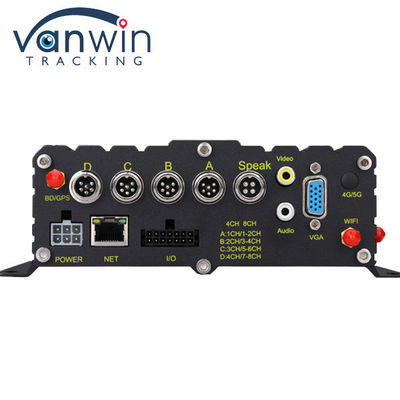 8-saluran Full HD 1080P AI MDVR System ADAS DMS dengan 8 Kamera AHD untuk Bus / Truk