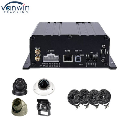 1080P H.264 AHD 256GB 4CH Mobil Mobile DVR GPS SD Card Bus Truck Car Recorder
