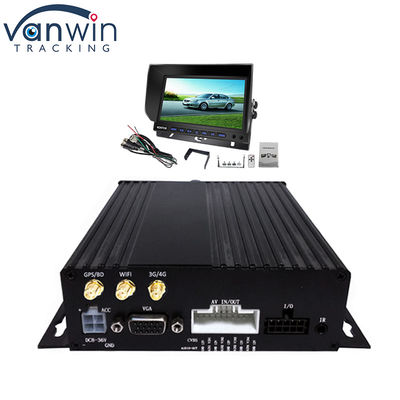 GPS 1080P HD 4CH Mobile DVR SD Card Samrt WIFI Bus Kendaraan Digital Video Recorder