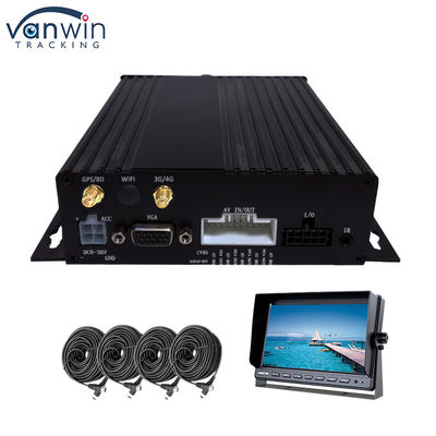 GPS 1080P HD 4CH Mobile DVR SD Card Samrt WIFI Bus Kendaraan Digital Video Recorder