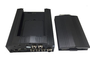 4G 4 Channel GPS Video sistem dvr kendaraan dengan 2 Tera HDD Storage 4 Kamera RS232 MDVR