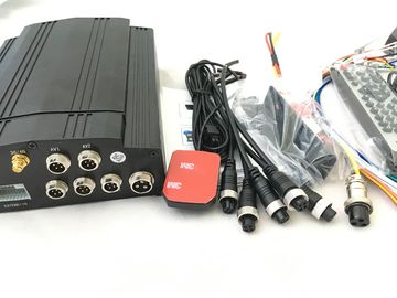 4G 4 Channel GPS Video sistem dvr kendaraan dengan 2 Tera HDD Storage 4 Kamera RS232 MDVR