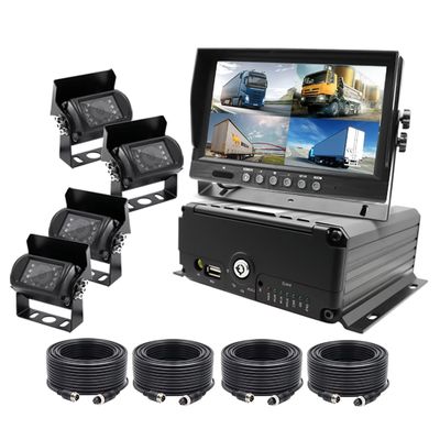 Mobil Black Box Camera Mobil DVR SIM SD Card Truck Car Recording Instrument MDVR Kamera Depan Dan Belakang Yang Digunakan Untuk Bus Box
