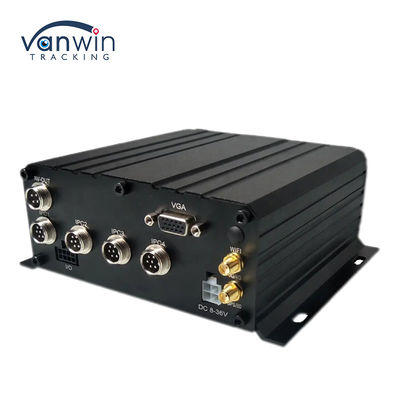 Kartu penyimpanan mobil AHD 1080P 4CH Hard Drive Mobile DVR High Definition Video Monitor