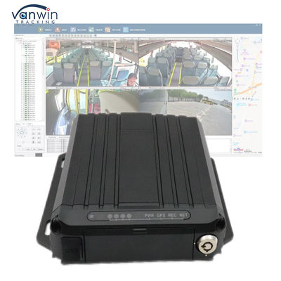 4G Online Video Tracking GPS Mobile DVR 1080p SD Card 4 Channel Sim Card GPS Kendaraan CCTV Kamera