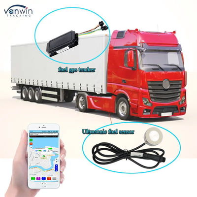Monitor Bahan Bakar Truk Pelacak Sistem Pemosisian Global Sensor Ketinggian Tangki Bahan Bakar Sensor Suhu Ketinggian Bahan Bakar
