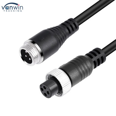 DVR Aksesoris Kabel Ekstensi Penerbangan 5M Kabel Kamera Cadangan 4-Pin Pria ke Wanita