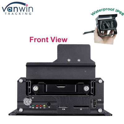 1080P H265 DUAL SD Card 8 Channel Mobile DVR dengan HDD Max 2TB untuk Taxi Trucks Vans