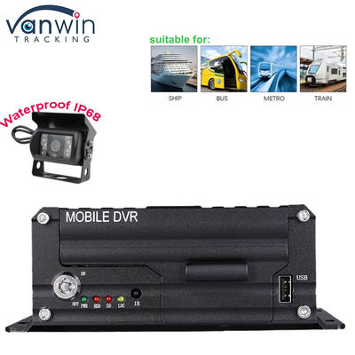 1080P H265 DUAL SD Card 8 Channel Mobile DVR dengan HDD Max 2TB untuk Taxi Trucks Vans