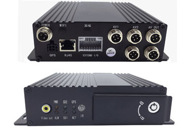 Kualitas AHD Dual SD Mobile DVR Remote PTZ Kontrol Keamanan sistem MDVR