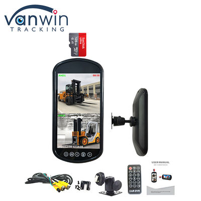 7 inci 2 Channel HD 1 Way Audio Input Car Monitor Rearview Mirror High Digital Panel Baru