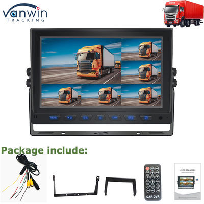 7 Inci Realtime GPS 4G AHD 4CH Monitor TFT Tampilan Monitor Mobil untuk Mobil Bus Truk
