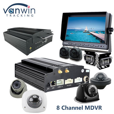 Sistem Kamera 4G Wifi GPS MDVR 8CH Mobile Digital Video Recorder Untuk Kendaraan Bus Truk