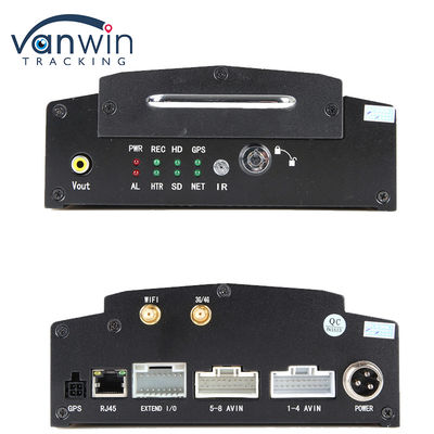 Sistem Kamera 4G Wifi GPS MDVR 8CH Mobile Digital Video Recorder Untuk Kendaraan Bus Truk