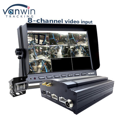 Sistem Kamera 4G Wifi GPS MDVR 8CH Mobile Digital Video Recorder Untuk Kendaraan Bus Truk