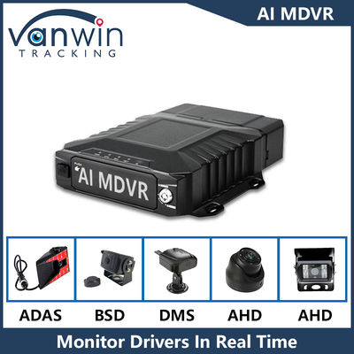 AHD 1080P 8CH 4G GPS Mobile DVR dengan built-in ADAS DSM BSD Algoritma AI Powered