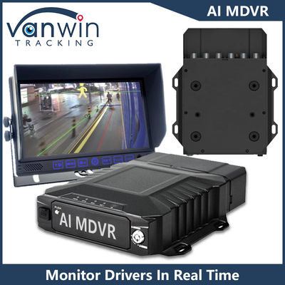 AHD 1080P 8CH 4G GPS Mobile DVR dengan built-in ADAS DSM BSD Algoritma AI Powered