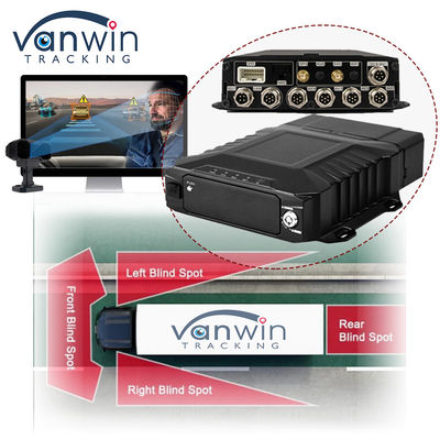 AHD 1080P 8CH 4G GPS Mobile DVR dengan built-in ADAS DSM BSD Algoritma AI Powered