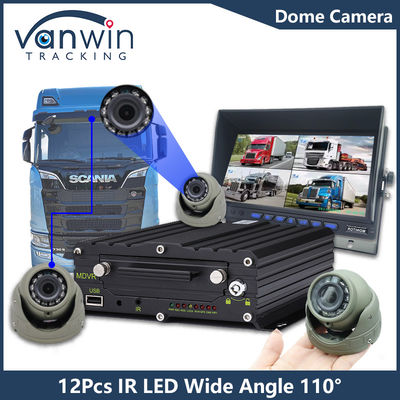 Kamera yang dipasang pada kendaraan Full HD 1080P Night Vision lensa 2.8mm Wide Angle Dome Camera
