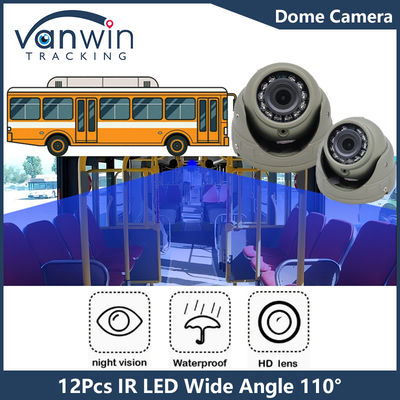 Kamera yang dipasang pada kendaraan Full HD 1080P Night Vision lensa 2.8mm Wide Angle Dome Camera